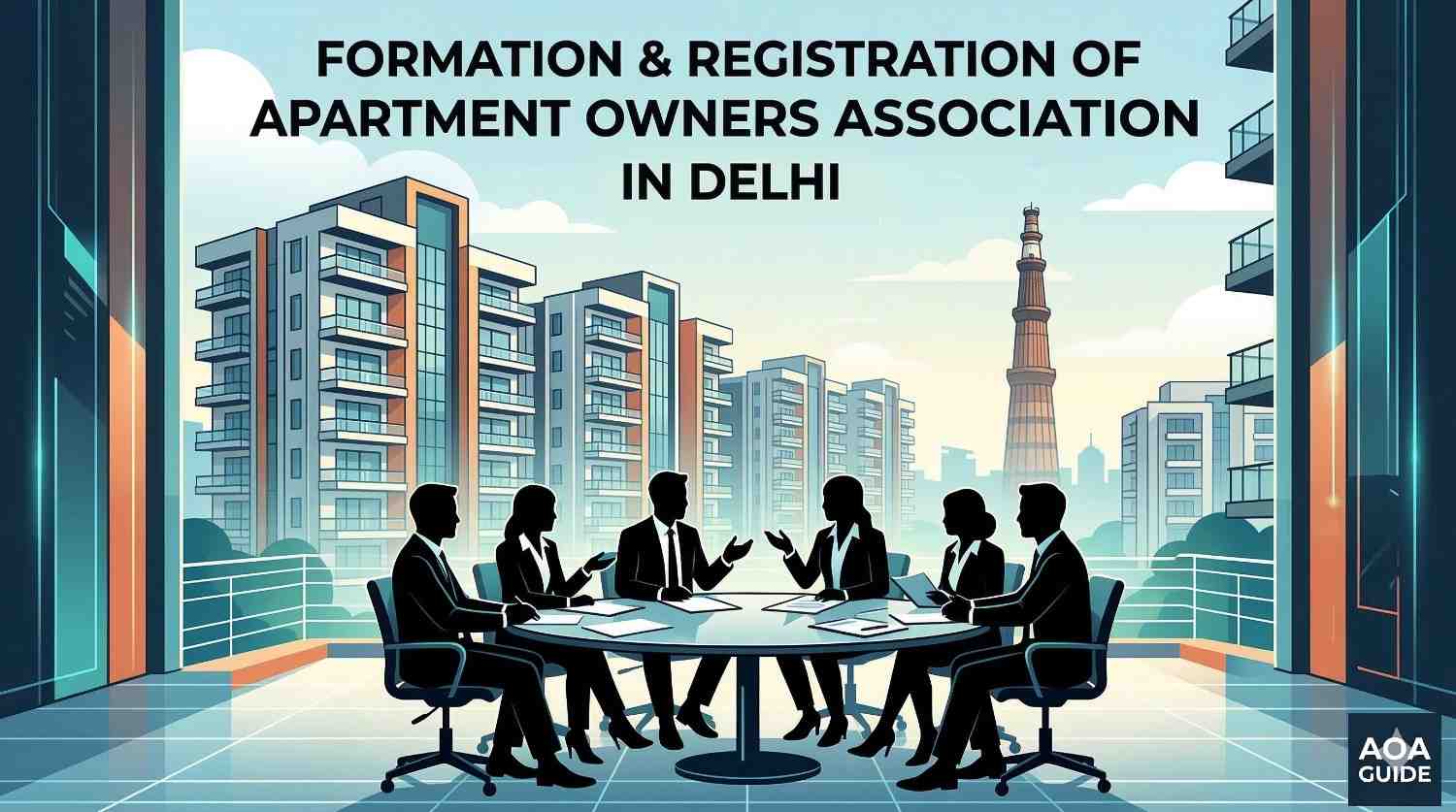 Formation and registration of an Apartment Owners Association in Delhi under the Delhi Apartment Ownership Act, 1986 Best Lawyer