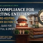 PMLA compliance for reporting entities — KYC, record-keeping and STR filing with FIU-IND under Section 12