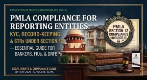 PMLA compliance for reporting entities — KYC, record-keeping and STR filing with FIU-IND under Section 12